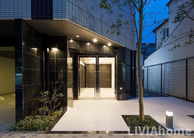 品川区南大井５丁目の賃貸マンションのエントランス