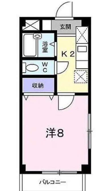 アヴニールＫ壱番館の間取り