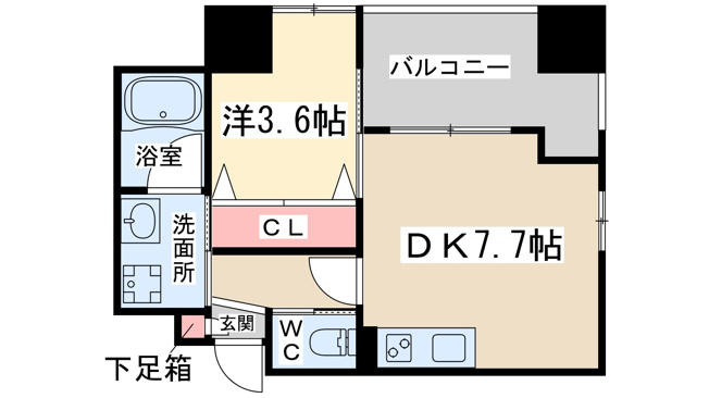 【間取り】 | ノルデンタワー南森町プレミアム