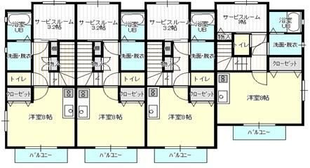ＷＥＬＬ－ＯＮＥ　宮千代の間取り