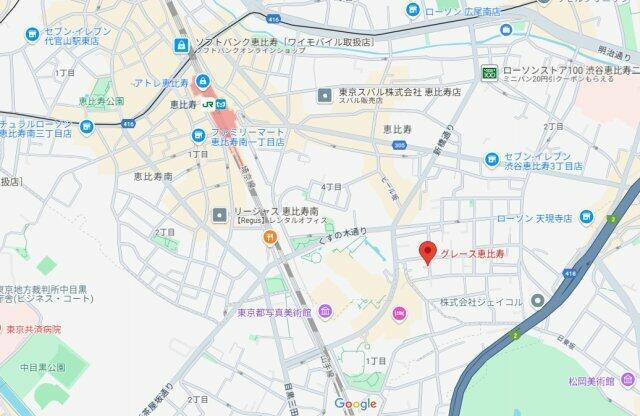 グレース恵比寿|物件の所在地です。