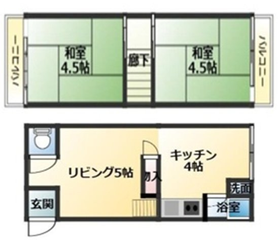 上ヶ原八番町の間取り|全室　開口部有り　通風良好