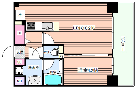 【間取り】 | クレグラン北梅田