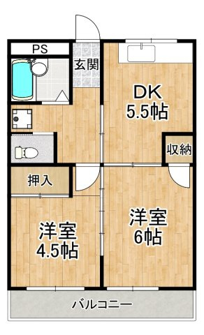 【間取り】 | 初芝マンション