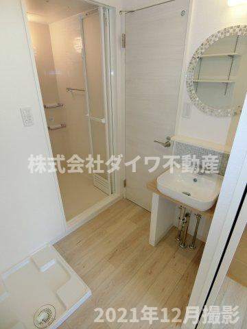 マンション北極星の玄関