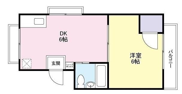 ニュー堀マンションＣ棟の間取り|間取りです。