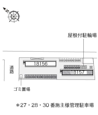 【駐車場】 | レオパレスグランデ泉Ｂ