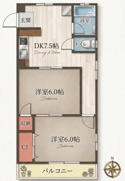 ATLASビルの間取り