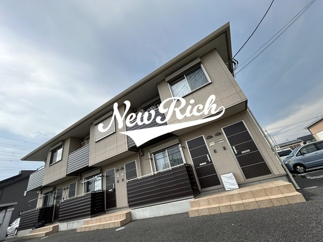 藤岡市立石のアパートの外観