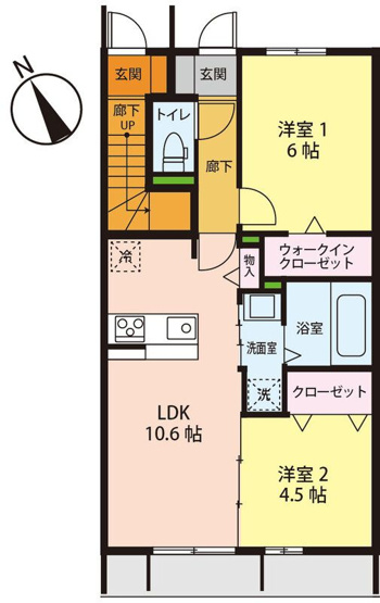 【間取り】 | ボヌール光正寺