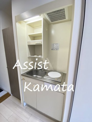 パレス川端のキッチン|写真は同タイプの別号室です