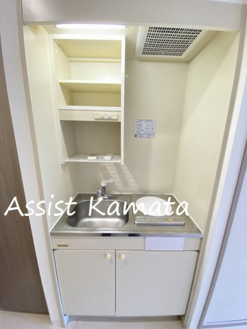 パレス川端のキッチン|写真は同タイプの別号室です