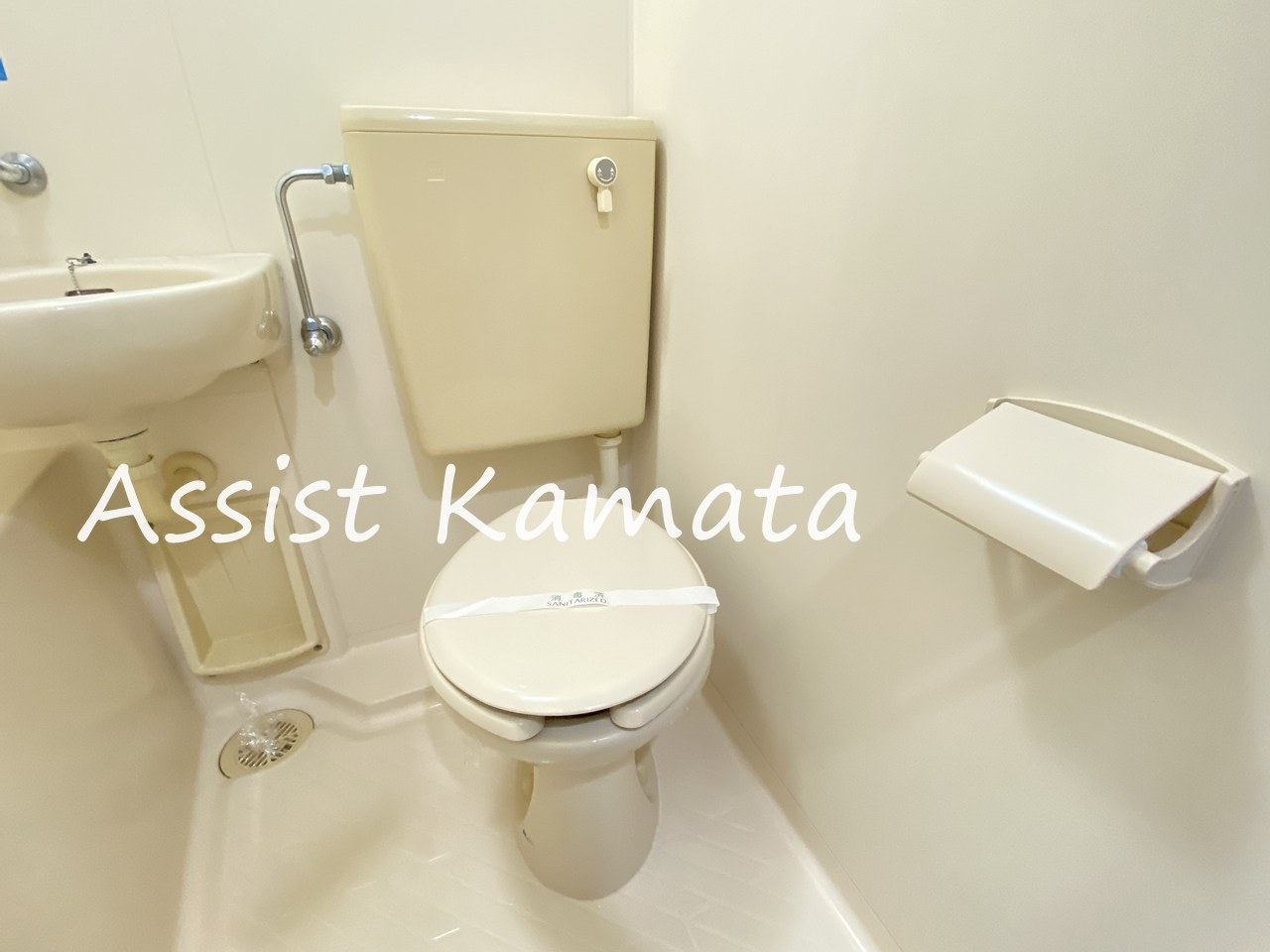 パレス川端のトイレ|写真は同タイプの別号室です