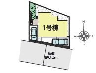 武蔵村山市学園1丁目　全1棟　新築戸建の間取り