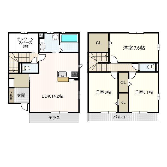BLATT　HUSの間取り