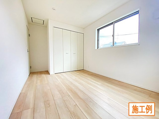 【内観：施工例】 | 横浜市旭区金が谷2丁目　全2棟 | 同施工会社施工例（洋室）