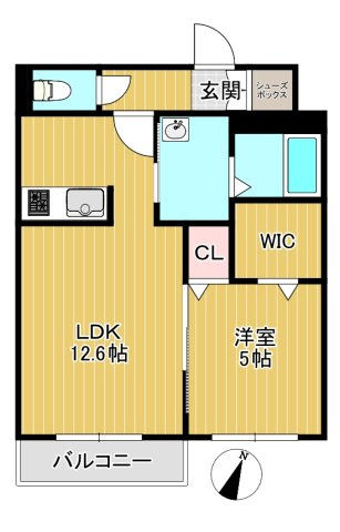 エレガント真々地の間取り