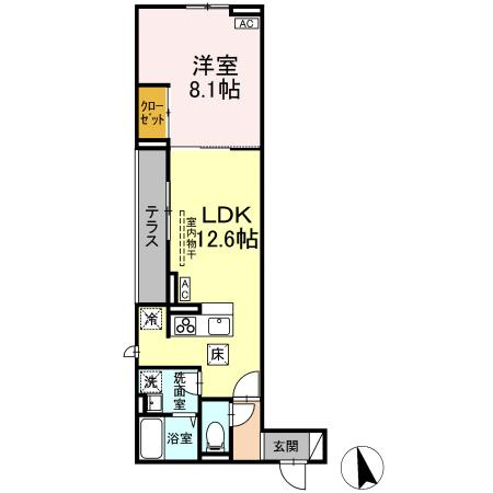 Asset-Court小金井本町Aの間取り|お電話でお問合わせ頂けますと、よりスムーズにご対応出来ます♪
