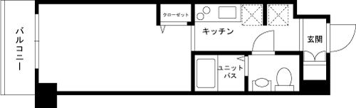 ステージグランデ蒲田の間取り