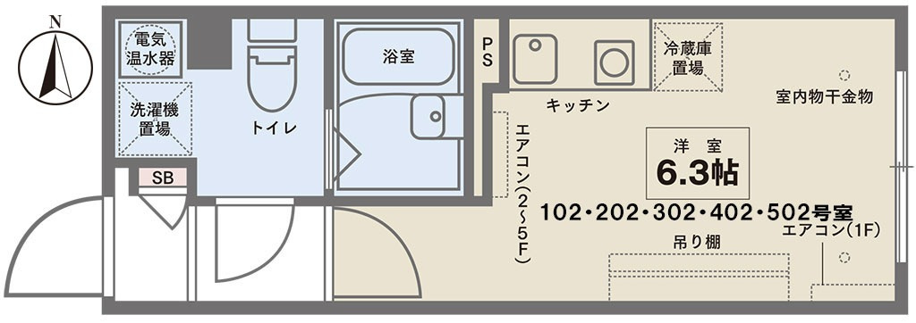 豊島区池袋３丁目の賃貸マンションの間取り
