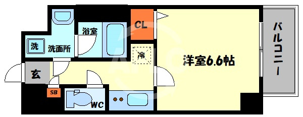 天王寺ルート25の間取り|天王寺ルート25　間取り