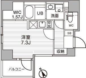 シーズンフラッツ武蔵小山の間取り