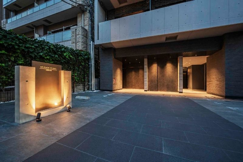 シーズンフラッツ武蔵小山のエントランス