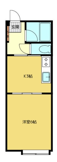 コーポワタナベの間取り|間取りです。