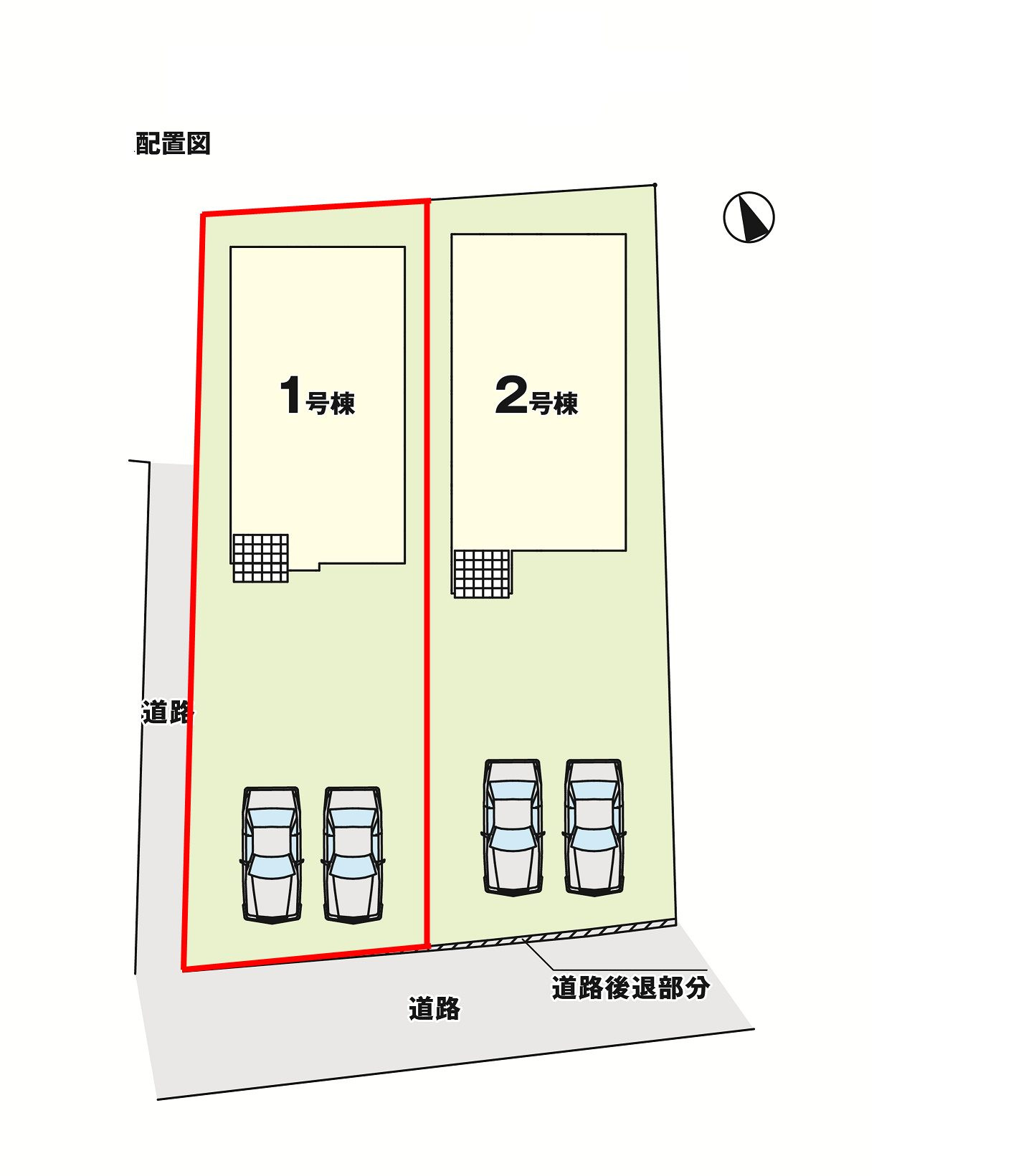 郡山市七ッ池町　　　  １号棟　　　橘小学校、郡山第３中学区　の区画図