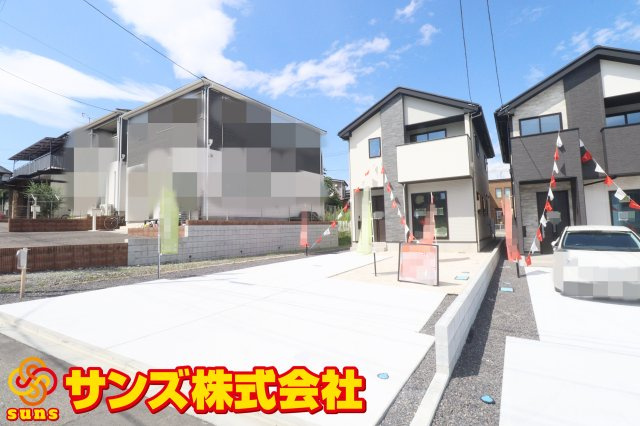 郡山市七ッ池町　　　  １号棟　　　橘小学校、郡山第３中学区　の外観|南東側から見た駐車場を含む外観♪