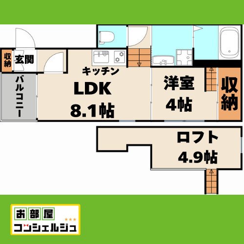チェリーブロッサム新瑞橋の間取り