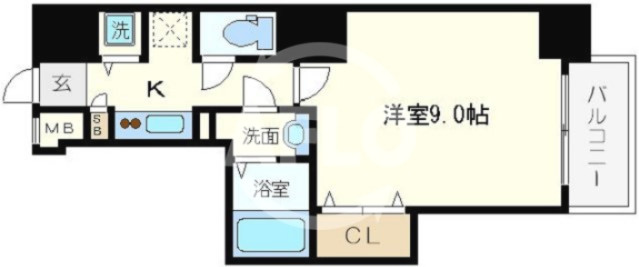 アドバンス心斎橋グランガーデンの間取り|アドバンス心斎橋グランガーデン　間取り