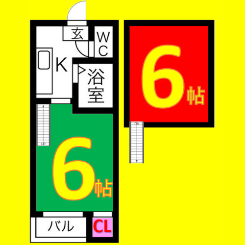 Loft4千種　名古屋市賃貸　仲介手数料無料の間取り