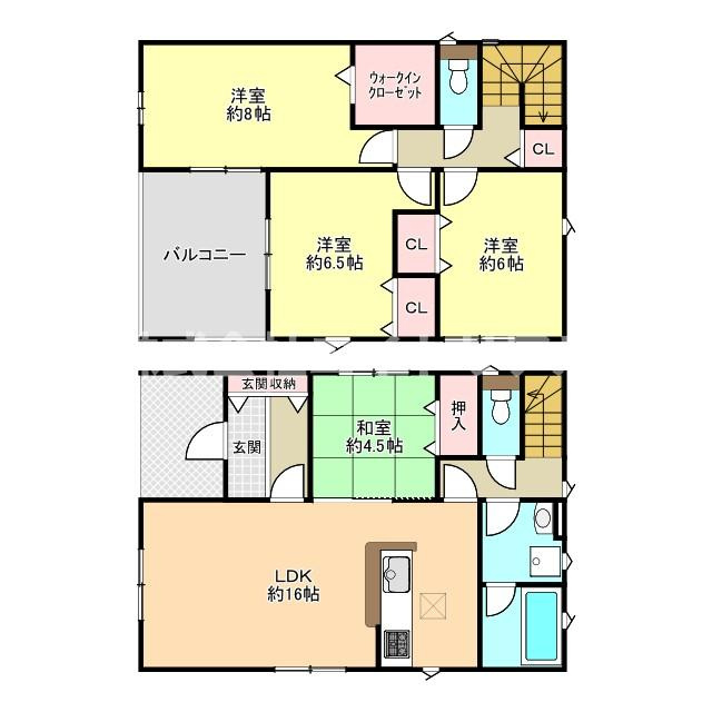 美濃加茂市本郷町　第12　新築戸建　全5棟の間取り