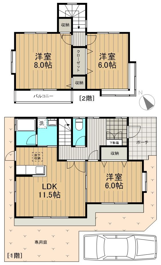 三輪町一戸建住宅