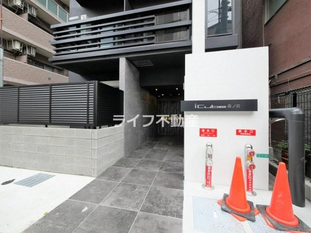 iCube森ノ宮のエントランス|清潔なエントランスです