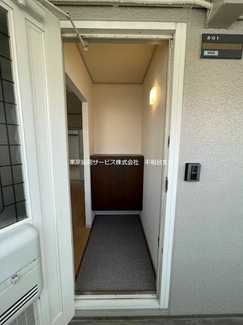 光が丘リリータウンＡの玄関