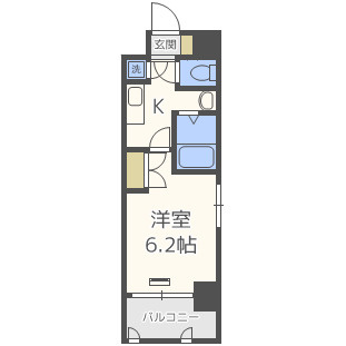 ジュネーゼ梅田北プラウディアの間取り|ジュネーゼ梅田北プラウディア　間取り