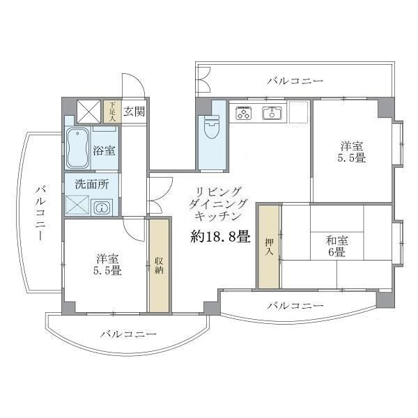ＴＮビルの間取り|間取りです。