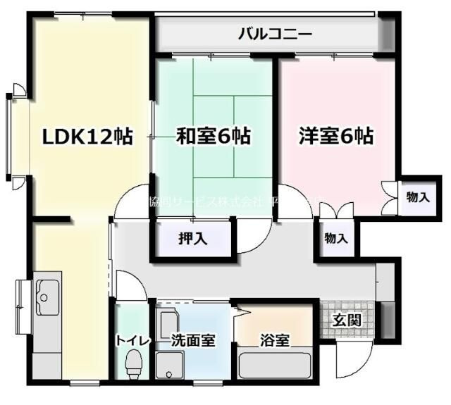 ビューテラス成増の間取り