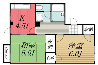【間取り】 | コスモハイツ