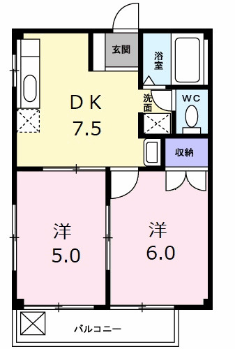 ハートフル園の間取り|間取図