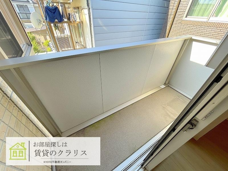D-room桂西口のバルコニー
