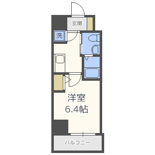 HS梅田EASTの間取り|HS梅田EAST　開放感ある間取り