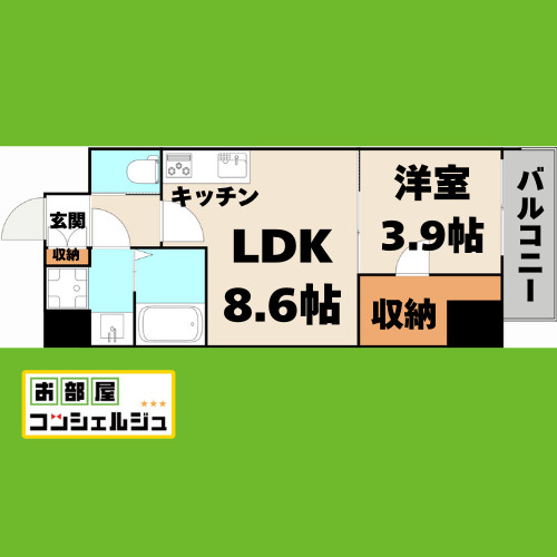 BMG RESIDENCEの間取り