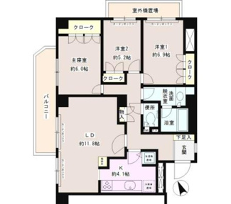 【間取り】 | ＰＡＲＫ　ＮＥＷＰＯＲＴ