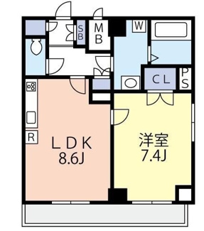 【間取り】 | グランヴァン中野新橋 | 間取りです。