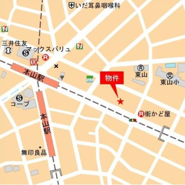 ルーエ本山の地図