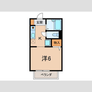 神戸市東灘区魚崎北町６丁目のアパートの間取り