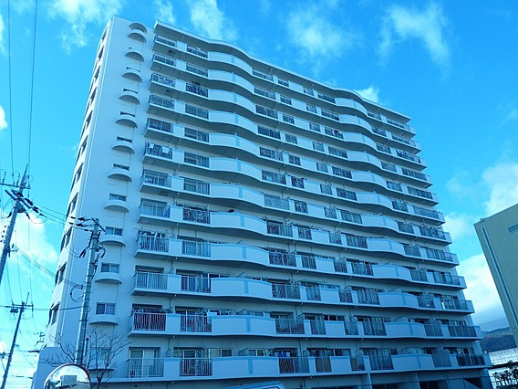 神戸市東灘区深江浜町の賃貸マンションの外観